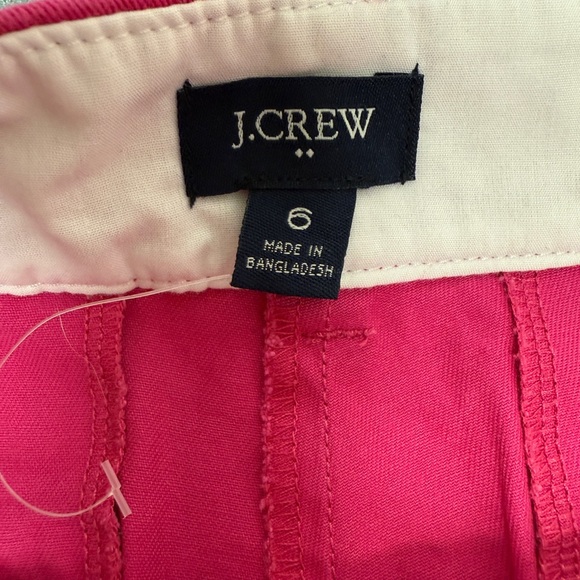 J. Crew Chino Shorts Women's 6 Hot Pink - Picture 5 of 8